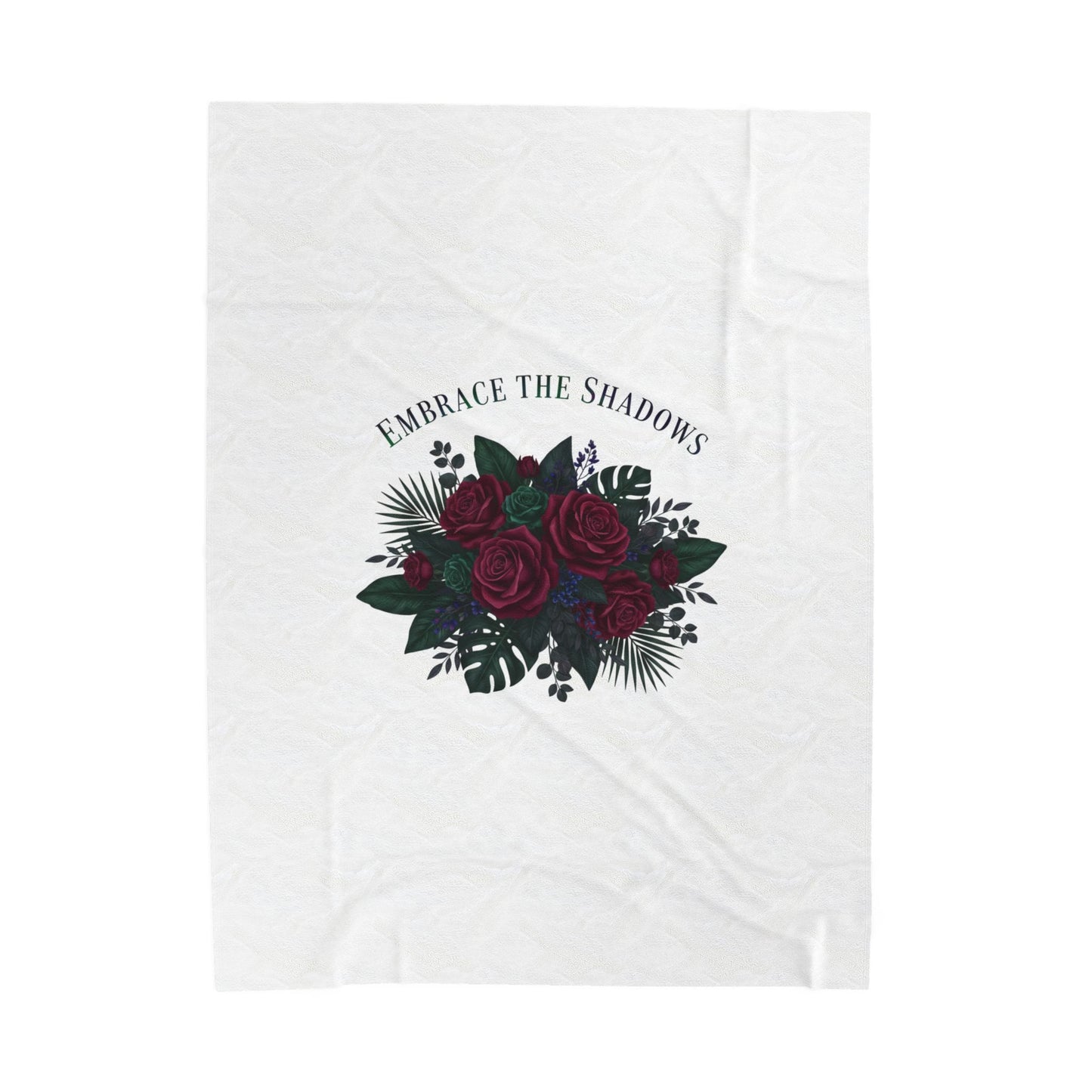 Embrace the Shadows Floral Blanket | Eco-Limited