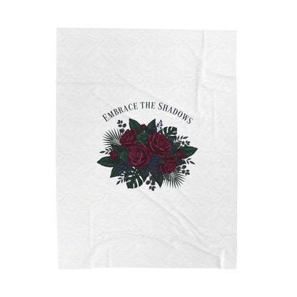 Embrace the Shadows Floral Blanket | Eco-Limited