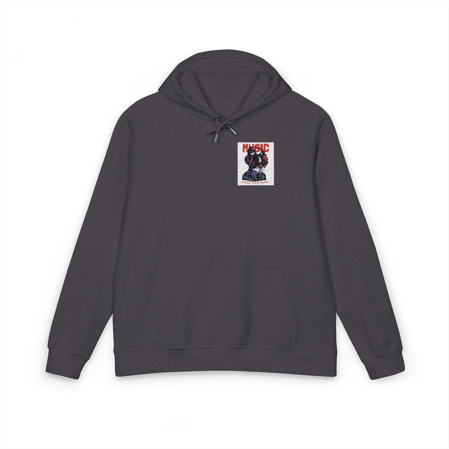 Organic Music Dog Graphic Hoodie | Organic-Limited