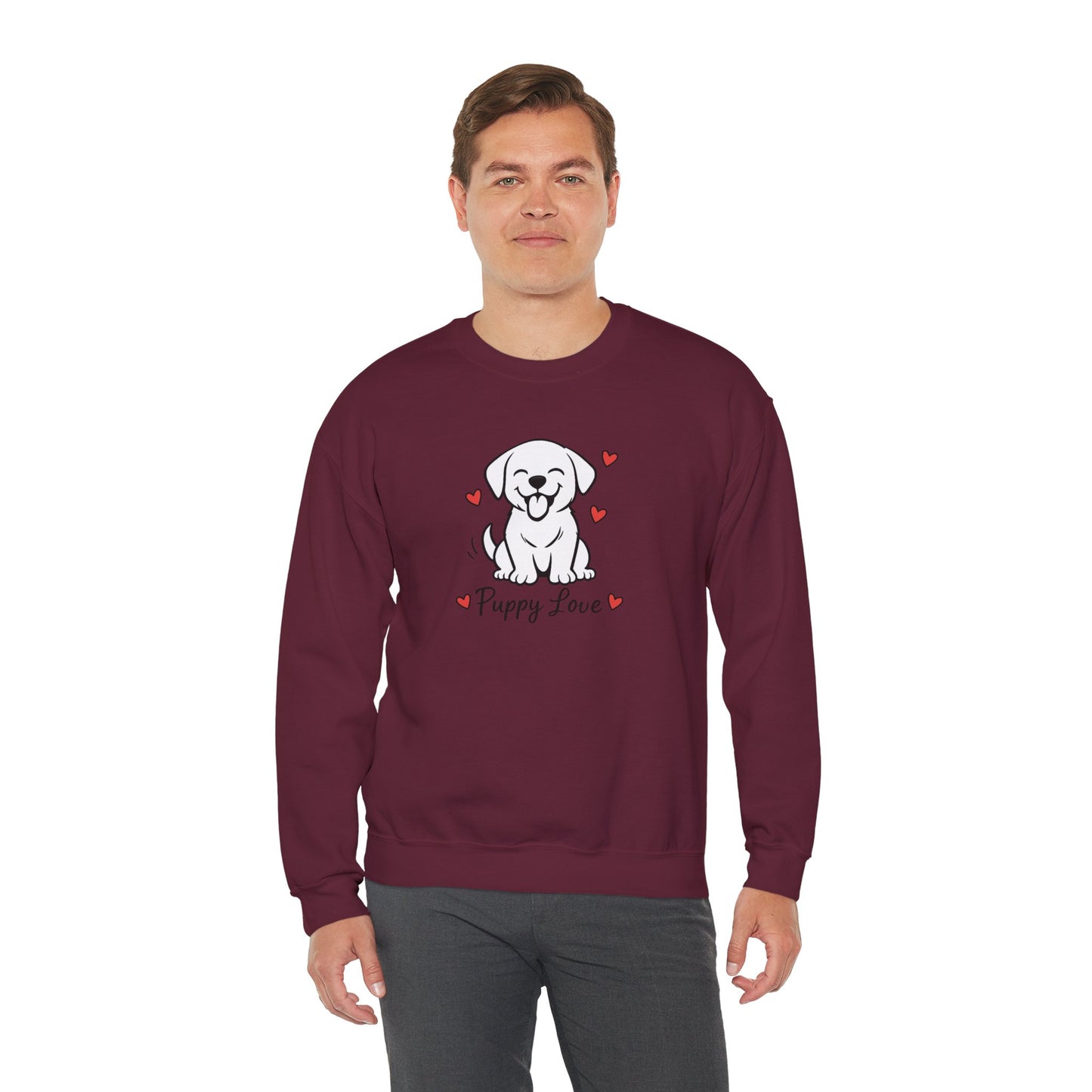 Puppy Love Graphic Sweatshirt | Eco-Limited