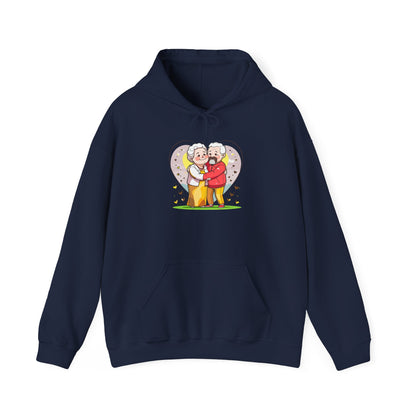 Heartwarming Elderly Couple Hoodie – Cozy Gift Style