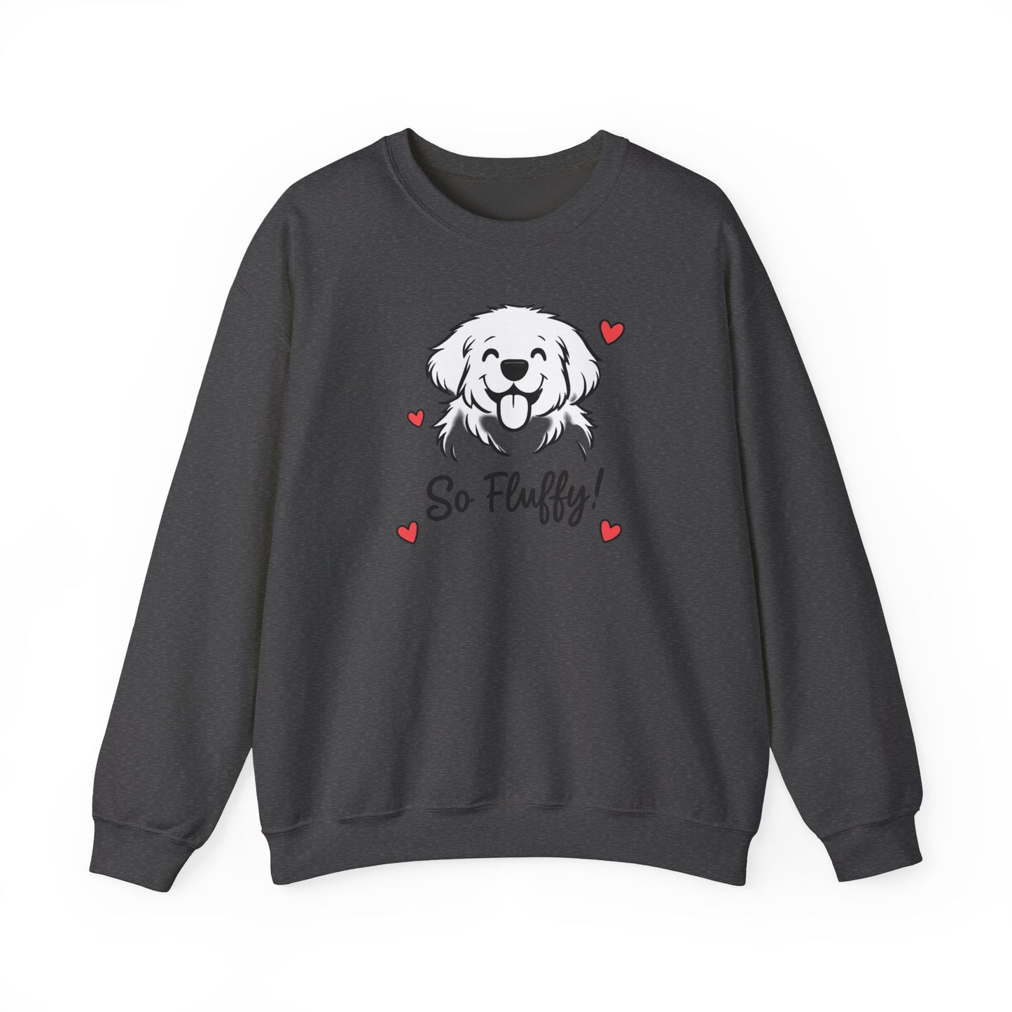 So Fluffy Puppy Graphic Sweatshirt | Eco-Limited