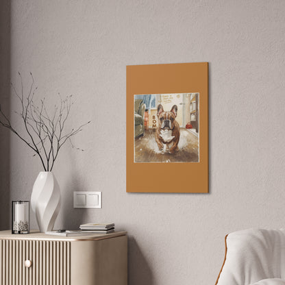 Happy Home Bulldog Canvas Art | Eco-Limited