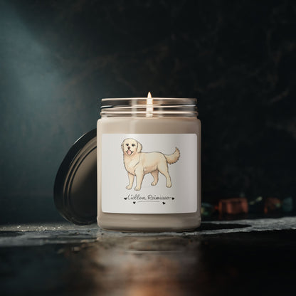 Golden Retriever Soy Organic Candle