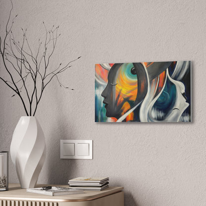 Abstract Expression Portrait Canvas | Eco-Limited