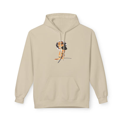 Moonlit Samurai Cat Art Hoodie