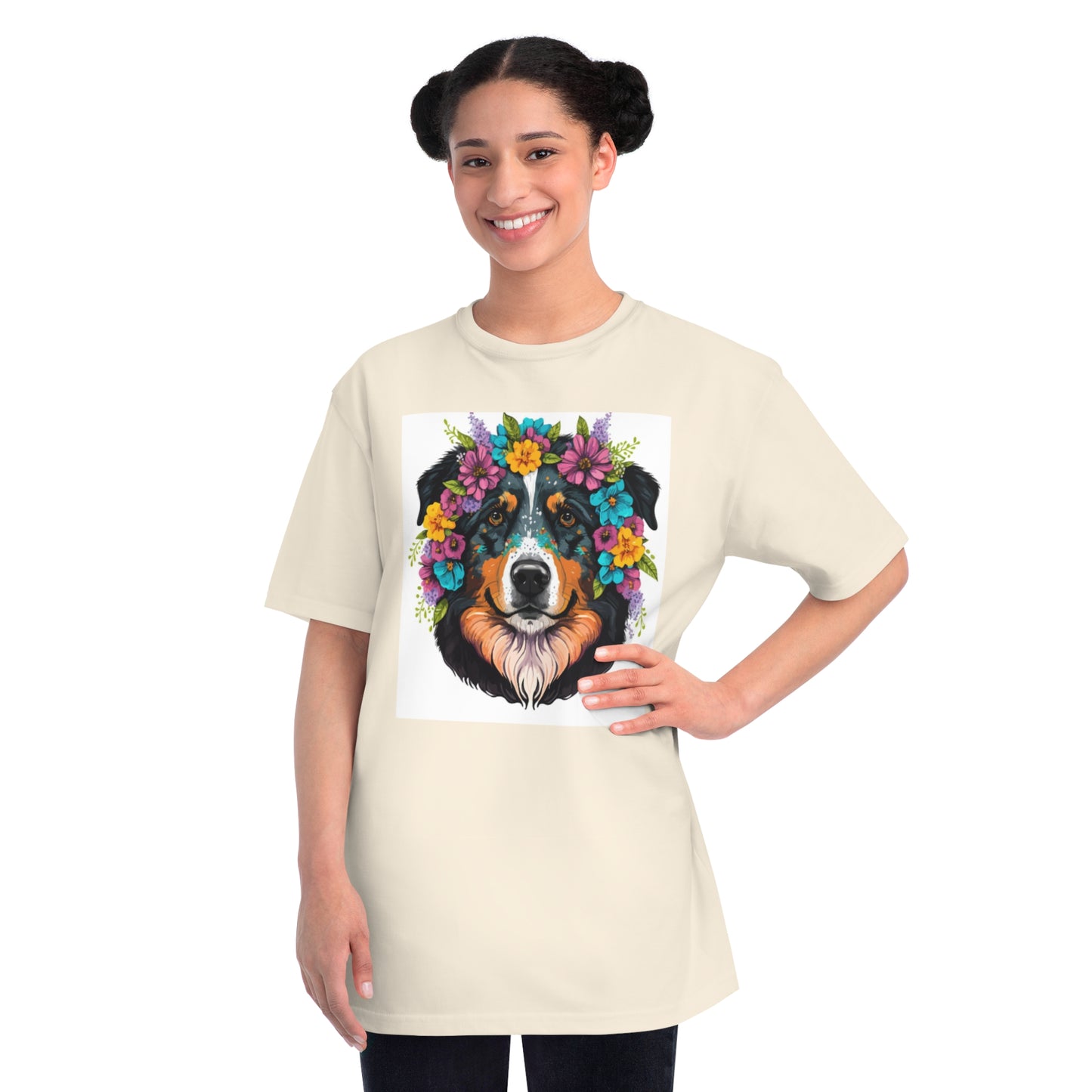 Floral Soul Dog Organic T-Shirt | Organic-Limited
