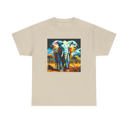 Colorful Elephant Art T-Shirt | Eco-Limited