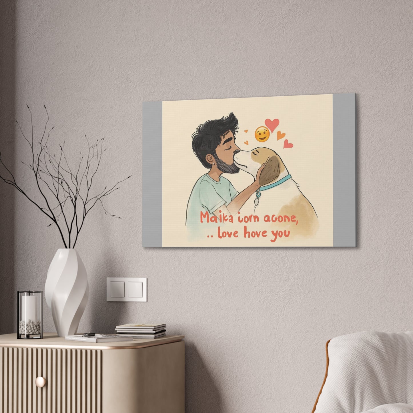 Love Never Leaves Canvas | Eco-Limited