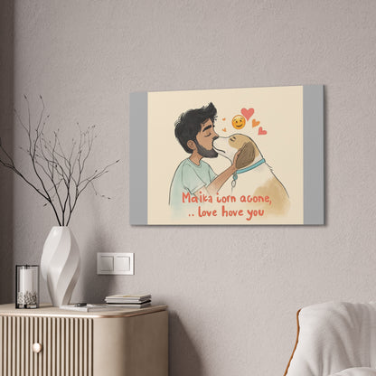 Love Never Leaves Canvas | Eco-Limited