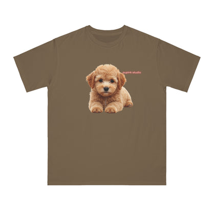 Organic Puppy Portrait T-Shirt | Organic-Limited