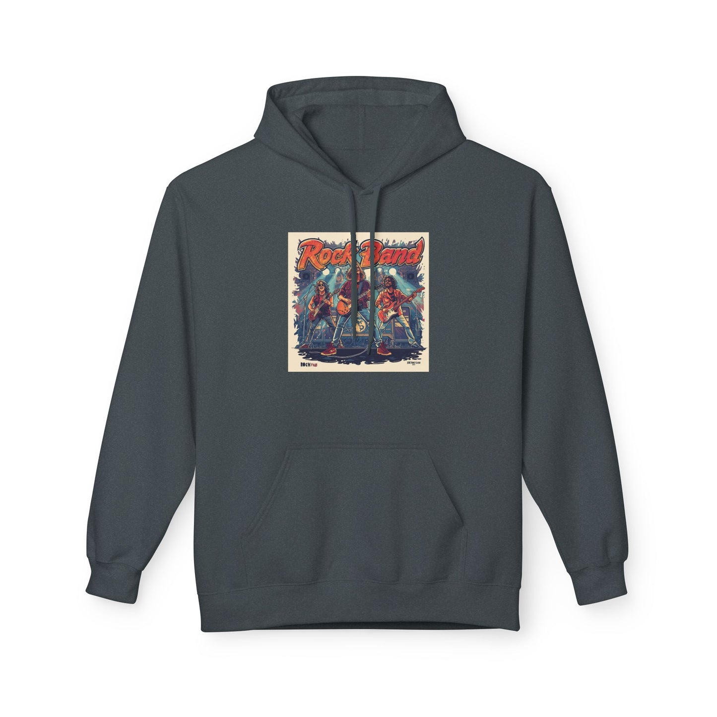 Retro Rock Band Vintage Poster Hoodie|Eco-Friendly - Limited