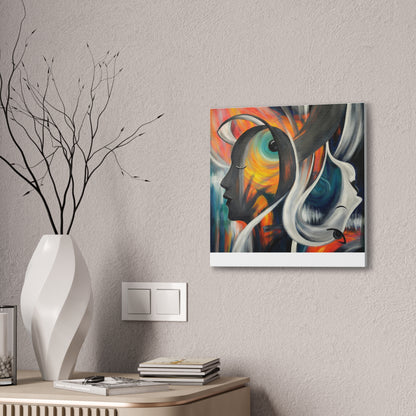 Abstract Expression Portrait Canvas | Eco-Limited