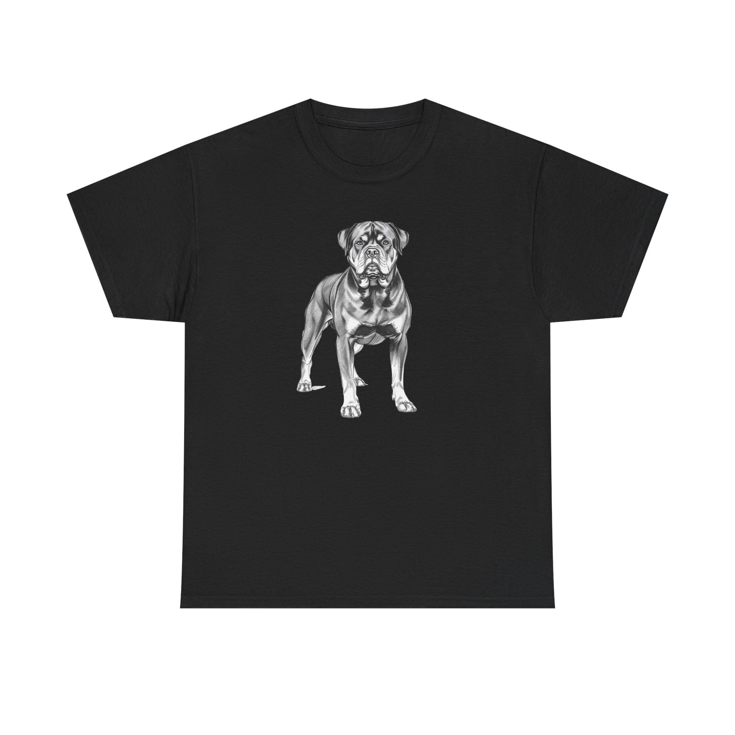 Rottweiler Sketch Minimal Art T-Shirt | Eco-Limited