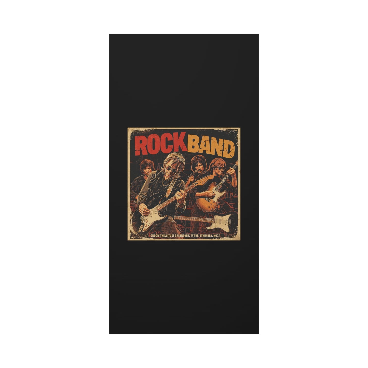 Rock Band Vintage Canvas Wall Art | Eco - Limited