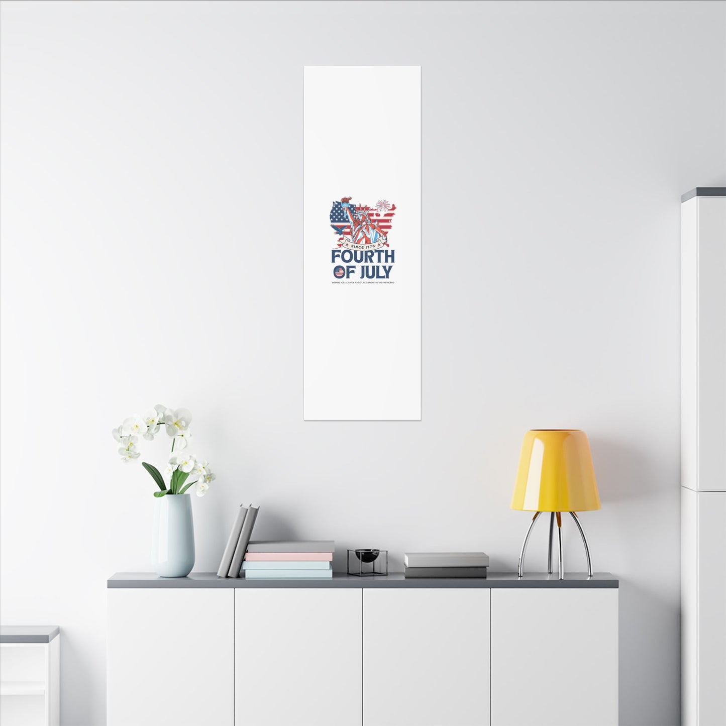 Fourth of July Canvas Wall Art