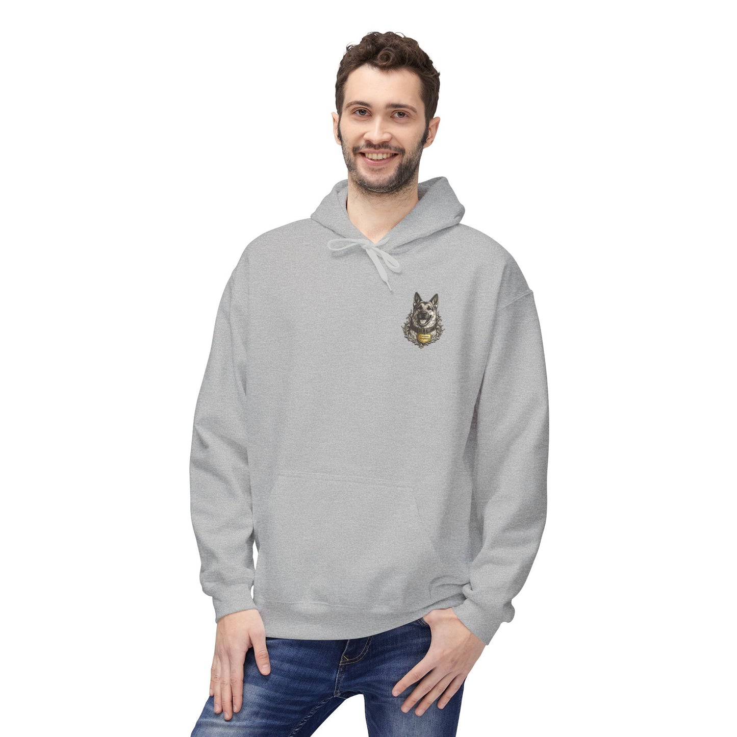 German Shepherd Crest Hoodie | Eco-Limited