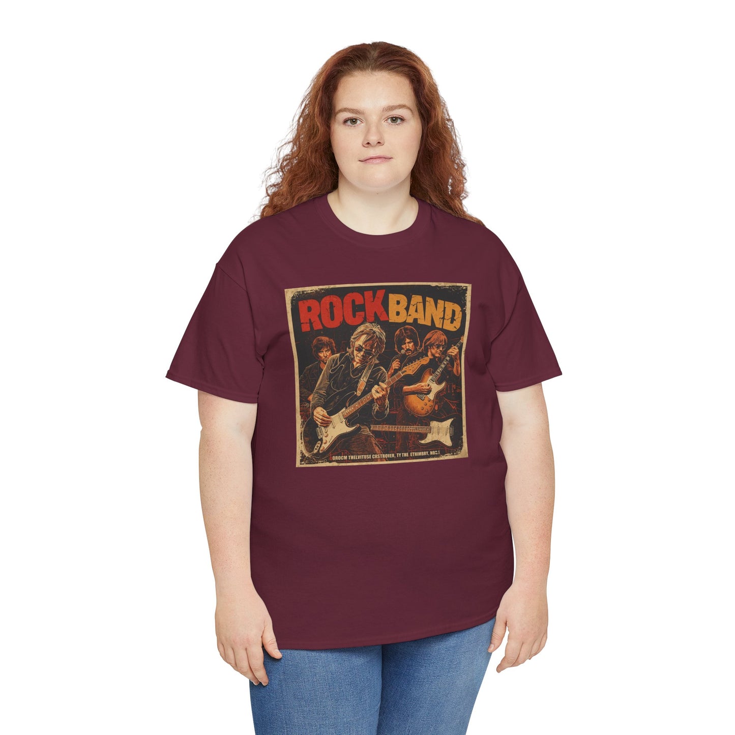 Rock Band Vintage Poster Art T-Shirt | Eco-Limited