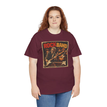 Rock Band Vintage Poster Art T-Shirt | Eco-Limited
