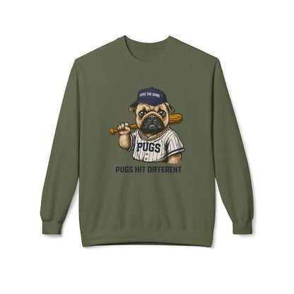 Pugs Hit Different Graphic Sweater | Eco-Limited
