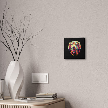 Color Burst Golden Smile Canvas | Eco-Limited