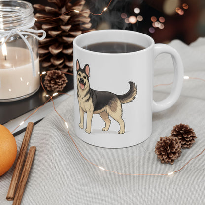 Cute Standing Dog Coffee Cup (11oz/15oz)