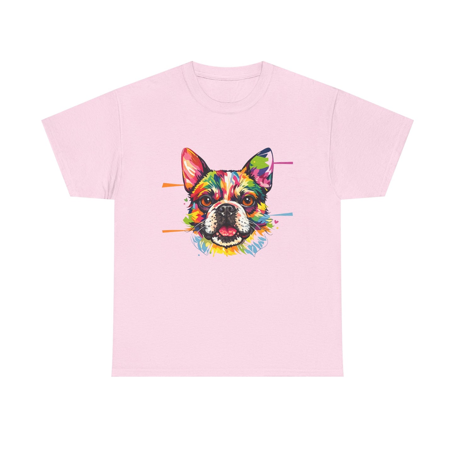Colorful French Bulldog Art T-Shirt | Eco-Limited