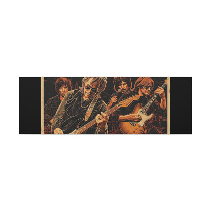 Rock Band Vintage Canvas Wall Art | Eco - Limited