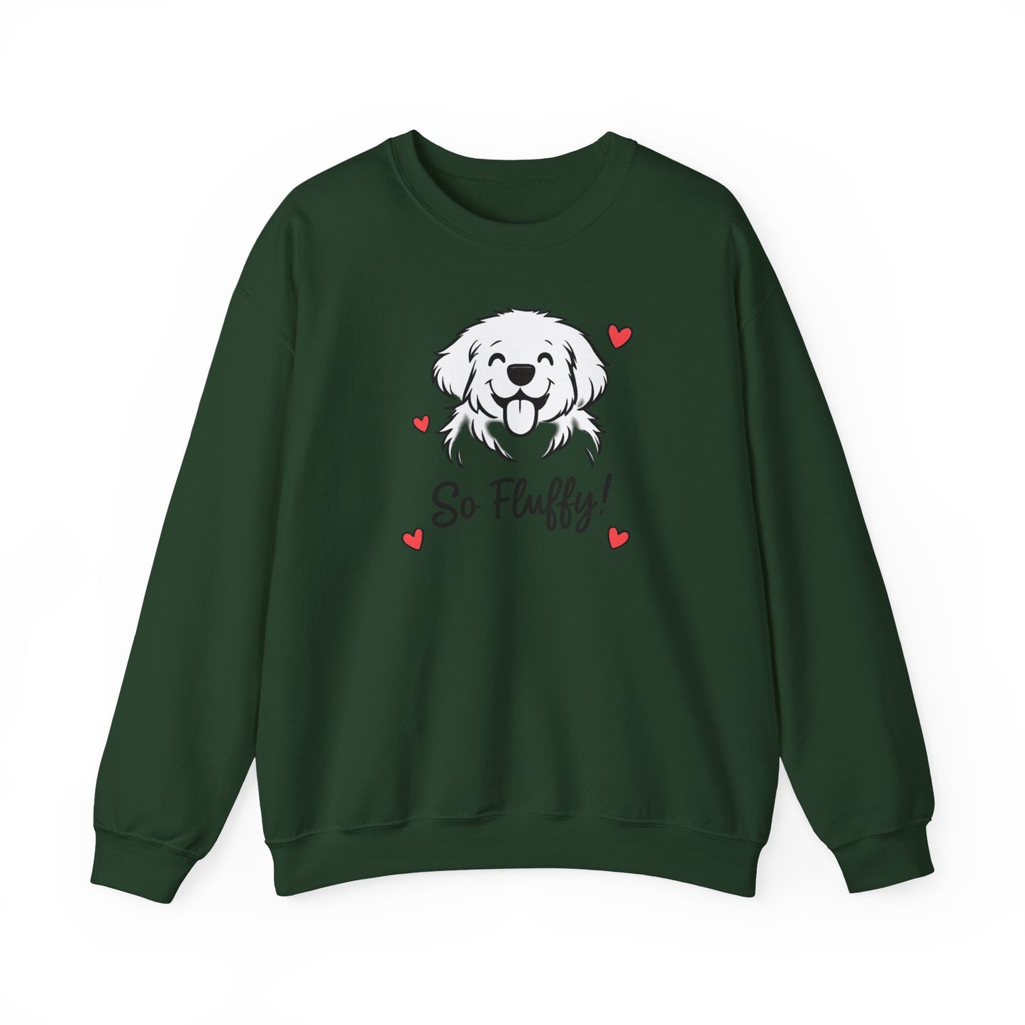 So Fluffy Puppy Graphic Sweatshirt | Eco-Limited