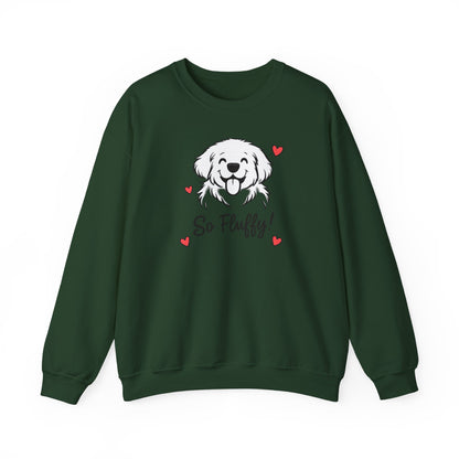 So Fluffy Puppy Graphic Sweatshirt | Eco-Limited