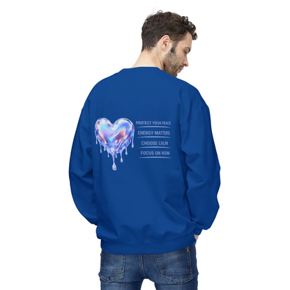 Protect Your Peace Heart Sweatshirt | Eco-Limited