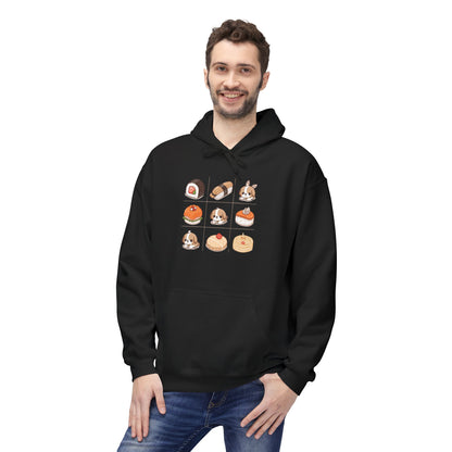 Lucky Bento Puppy Grid Hoodie | Eco-Limited