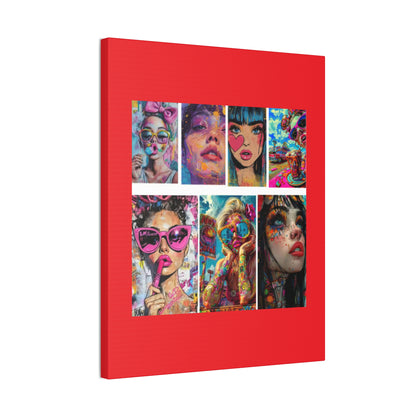 Pop Art Muse Canvas | Statement Wall Art