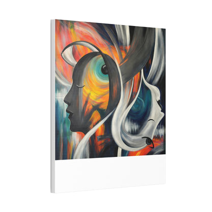 Abstract Expression Portrait Canvas | Eco-Limited