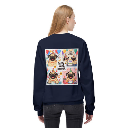 Party Hard Pug Birthday Sweater | Eco-Limited
