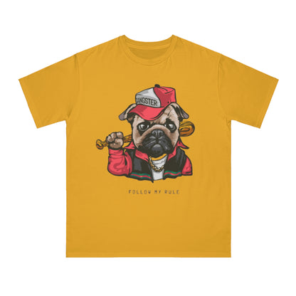Organic Gangster Pug T-Shirt | Organic-Limited