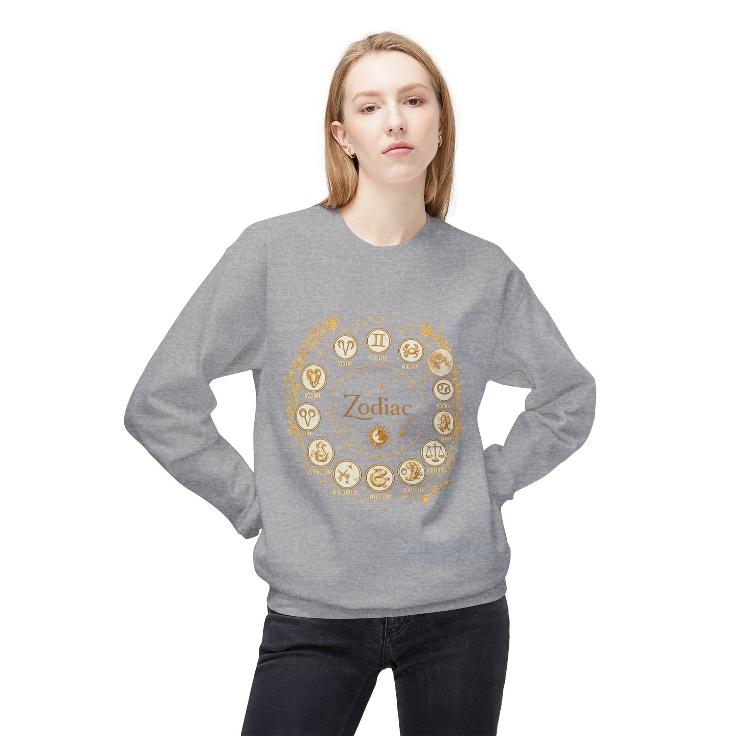 Zodiac Circle Sweatshirt | Eco-Limited