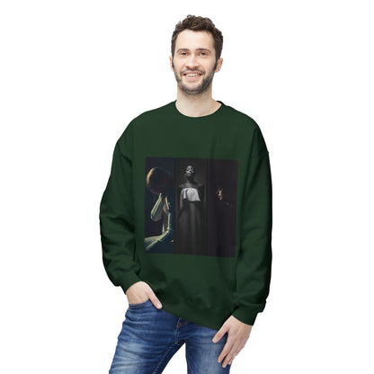 Moody Portrait Triptych Graphic Sweatshirt | Eco-Limited