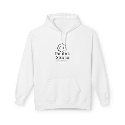 PupInk Studio Minimal Logo Cozy Hoodie|Eco-Friendly - Limited