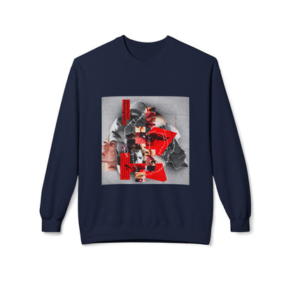Surreal Identity Collage Sweatshirt | Eco-Limited