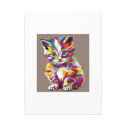 Vibrant Stretched Wall Art for Cat Lovers