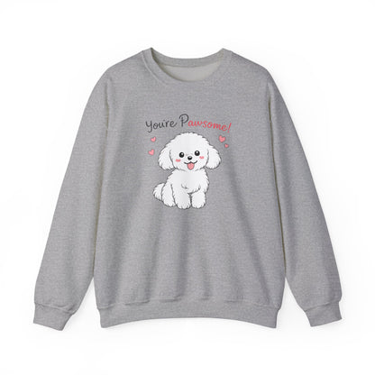 You're Awesome Puppy Graphic Sweater | Eco-Limited