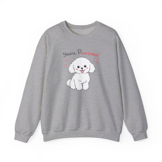 You're Awesome Puppy Graphic Sweater | Eco-Limited