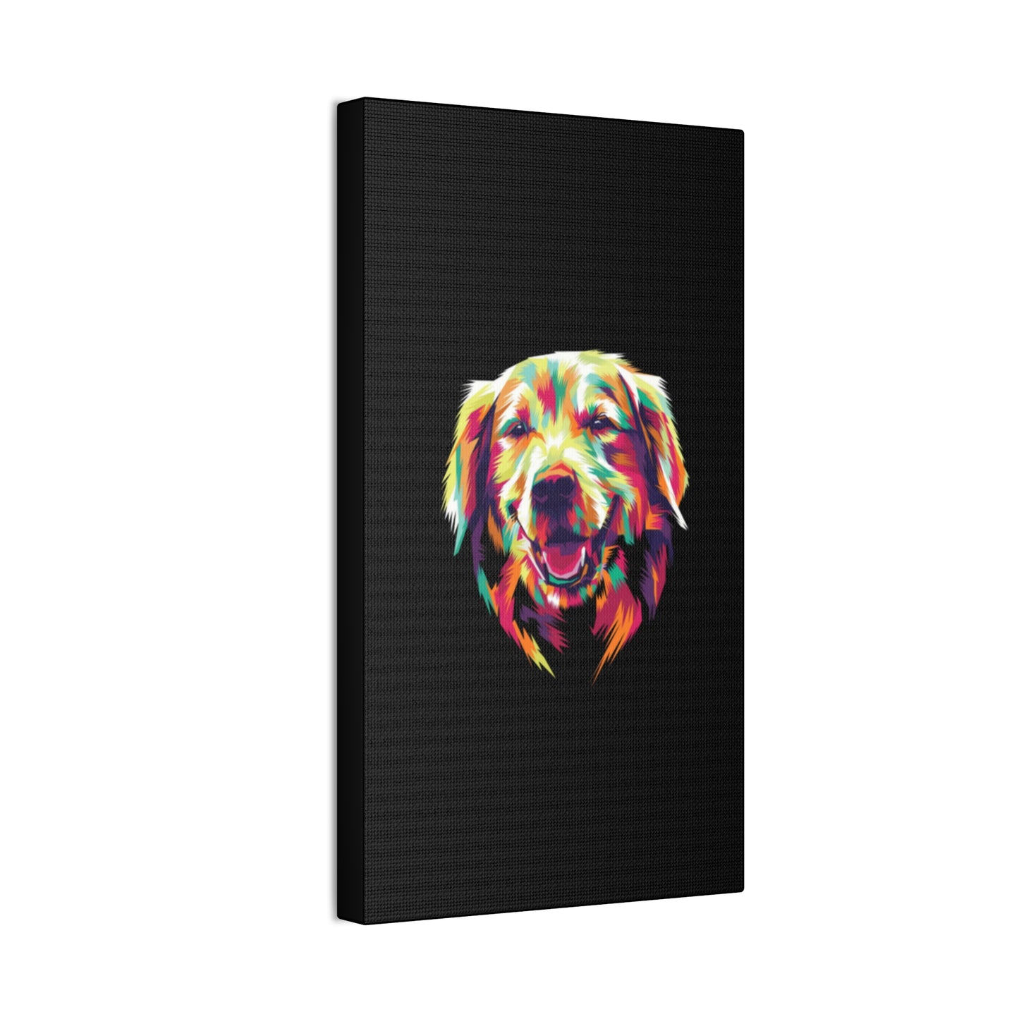 Color Burst Golden Smile Canvas | Eco-Limited