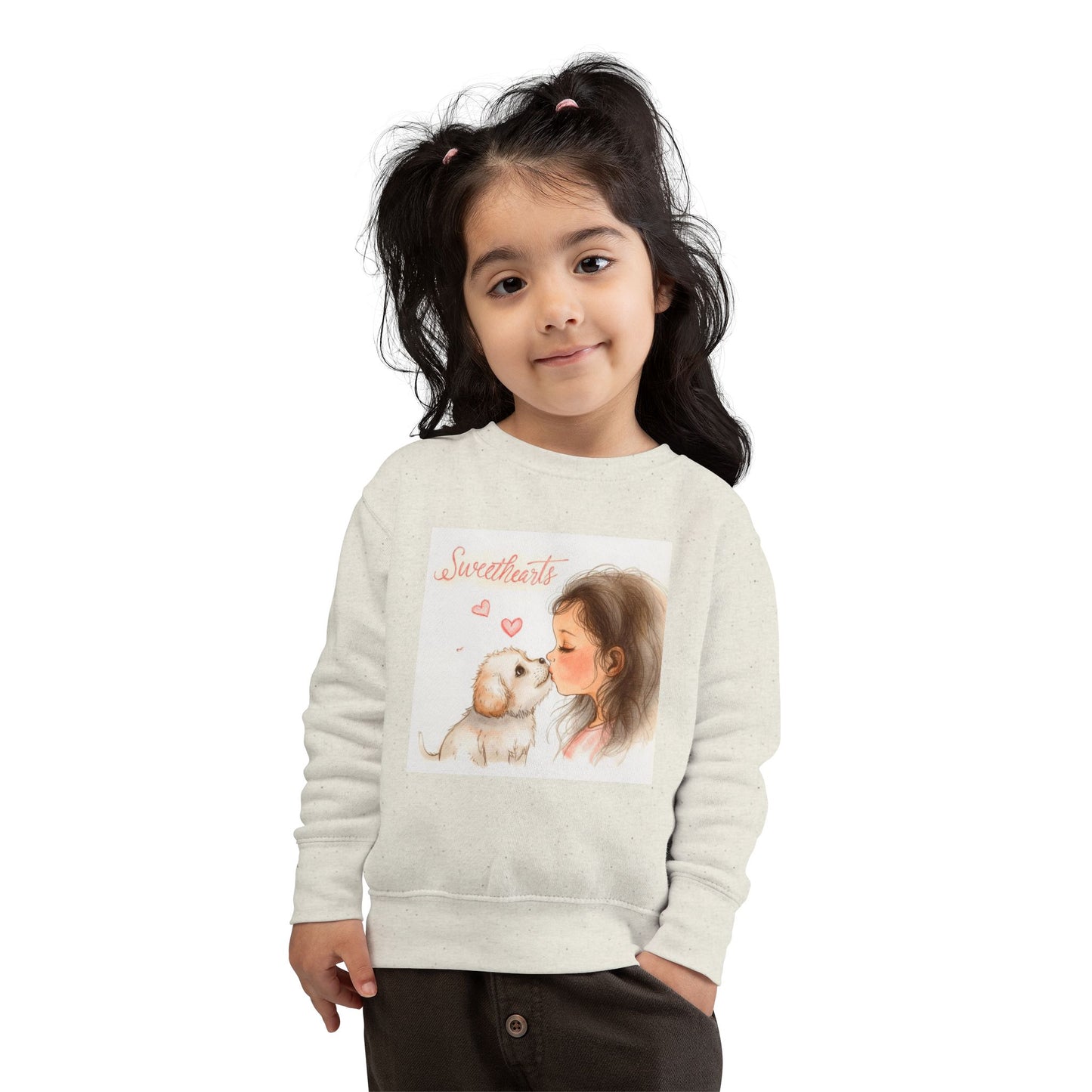 Sweethearts Puppy Moment Children Sweater | Eco-Limited