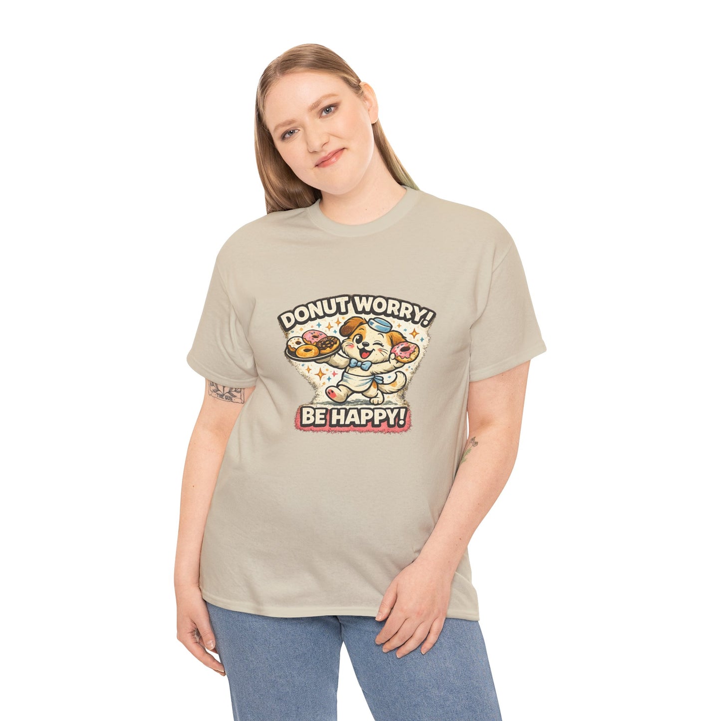 Donut Worry Bootleg Graphic T-Shirt | Eco - Limited