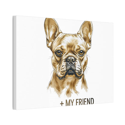 French Bulldog My Friend Canvas Wall Art | Eco Limited
