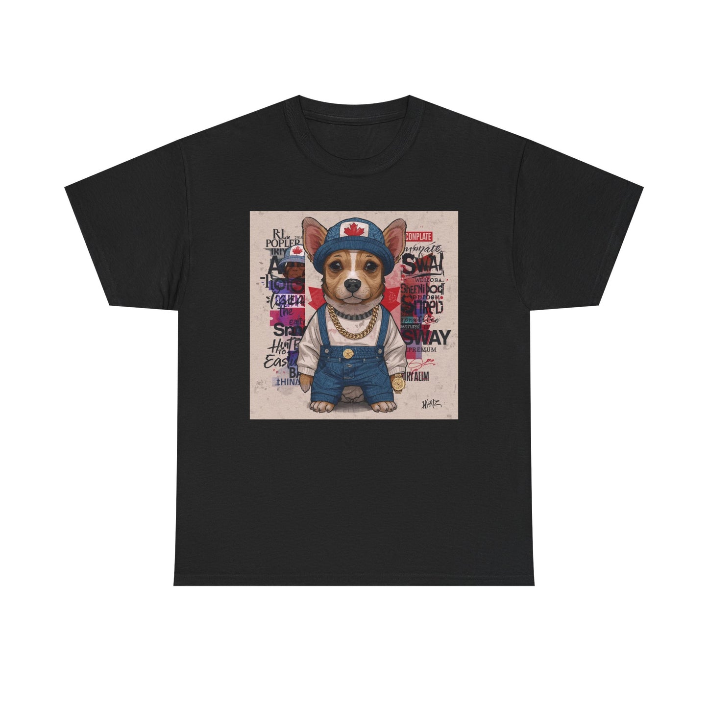 Lucky Street Pup Art T-Shirt | Eco-Limited