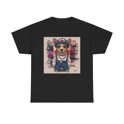 Lucky Street Pup Art T-Shirt | Eco-Limited