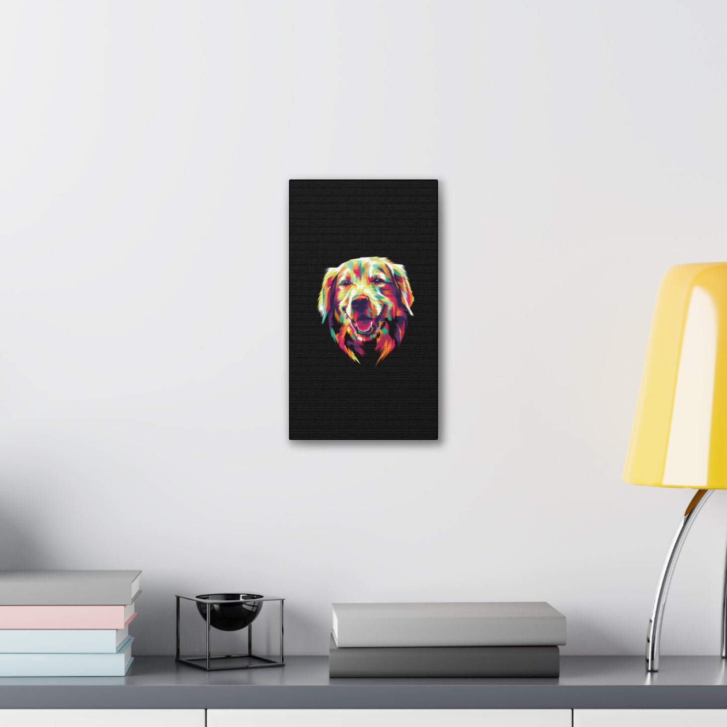 Color Burst Golden Smile Canvas | Eco-Limited